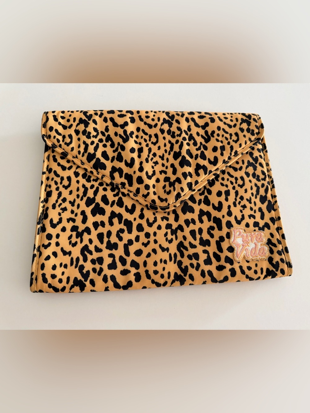 Pura Vida Leopard Print Laptop Sleeve